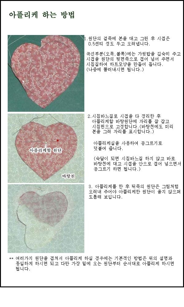 아플리케 이미지