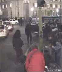 미국 경찰에게 대들어보자.gif | 인스티즈