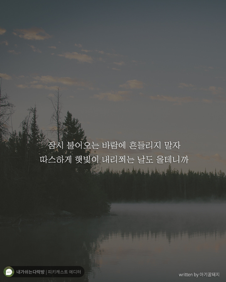  그런 작은 일에 흔들릴 네가 아니다 | 인스티즈