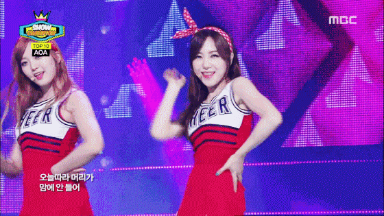 [AOA] 윙크를 못하는 민아.gif | 인스티즈