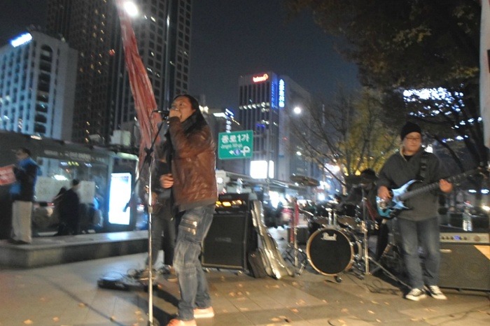 박근혜는 퇴진하라!!! 2015년 11월 21일 횃불시민연대 98차 부정선거 규탄집회 | 인스티즈
