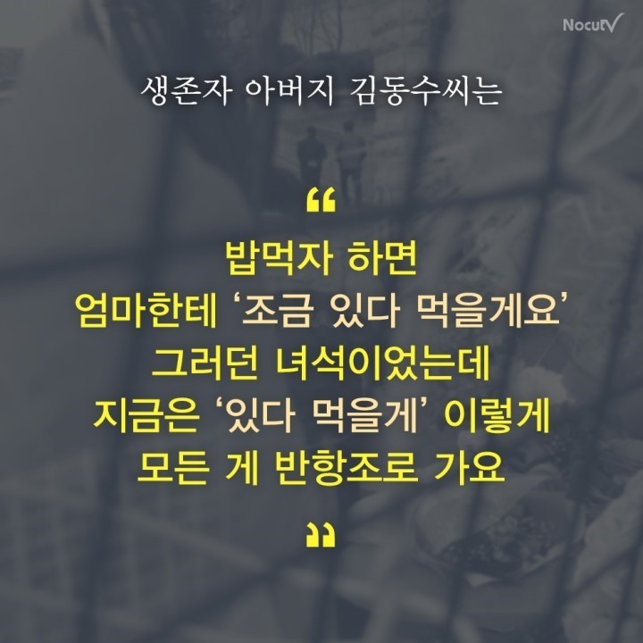 세월호 생존자들,가족들,지인들의 고통... | 인스티즈