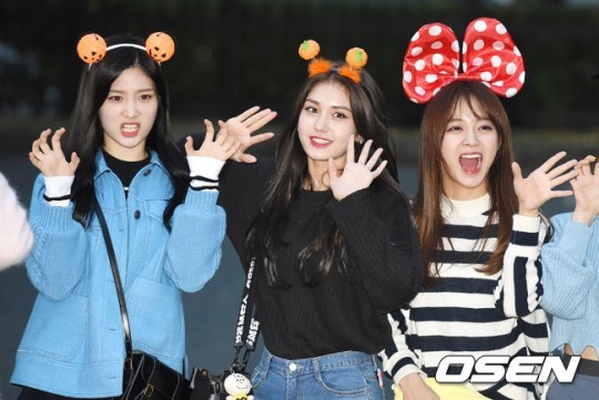 아이오아이 뮤뱅 출근길 | 인스티즈