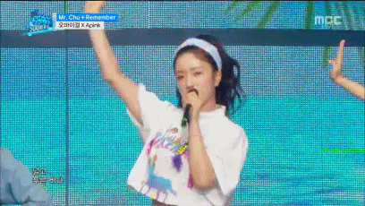 160416 음악중심 에이핑크.gif (feat.오마이걸) | 인스티즈