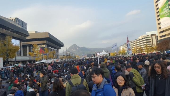 촛불시위 주요지역 한바퀴 돌고 왔습니다(직찍) | 인스티즈