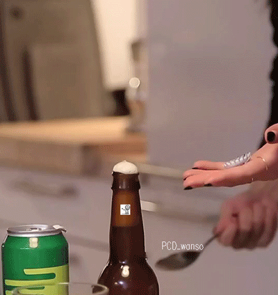 맥주 흘리는걸 용납안하는 한채아 | 인스티즈