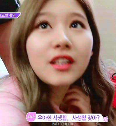 힐링되는 트와이스 사나.gif | 인스티즈
