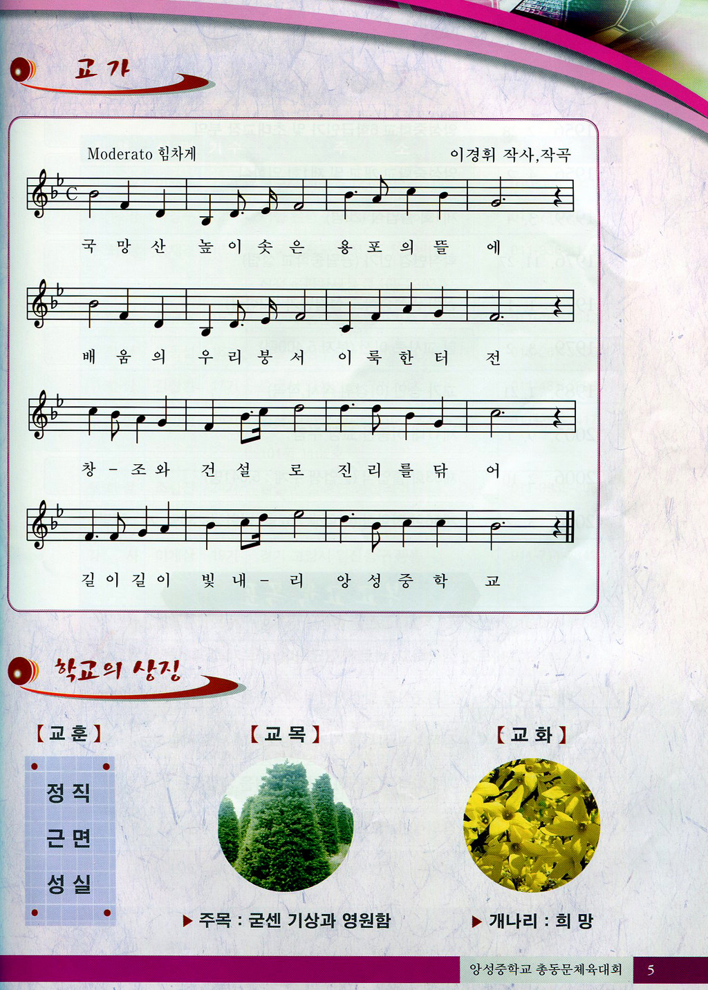 앙성중학교 이미지