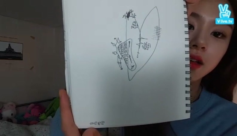 채영이 아기자기한 그림 실력.jpg | 인스티즈