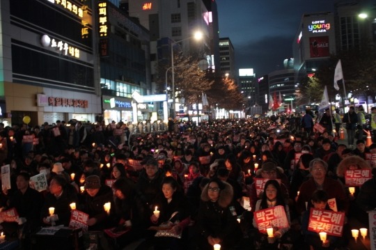 12월 3일 광역시별 집회인원 | 인스티즈