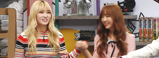 족발자매 트와이스 모모 x 러블리즈 케이.gif | 인스티즈