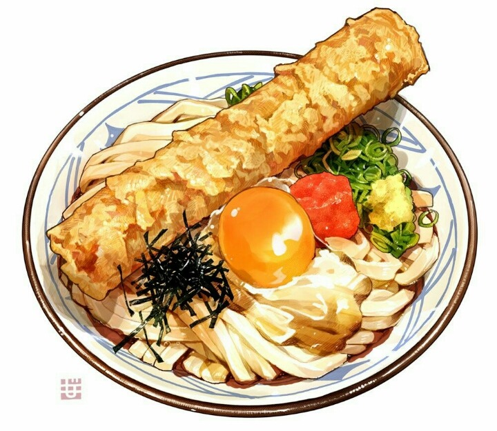 P46) 일본 일러스트레이터의 음식 작품 | 인스티즈