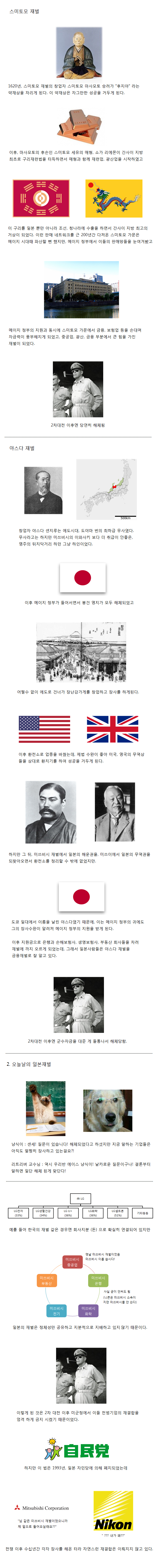 일본의 재벌에 대해 Araboza | 인스티즈