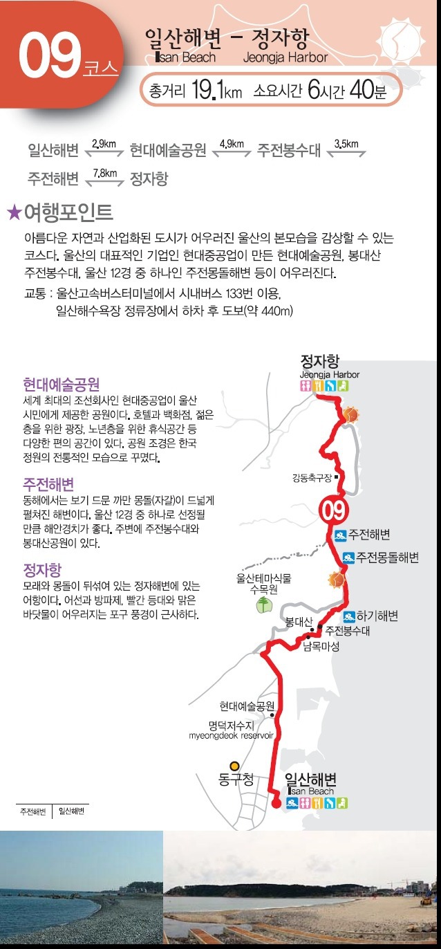 해파랑길 1코스 이미지