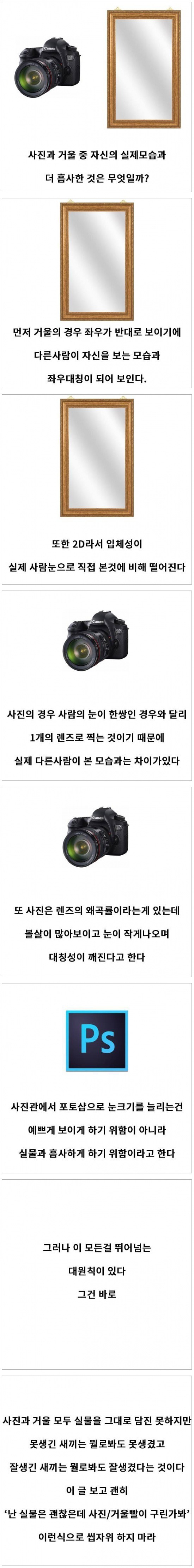 사진과 거울의 차이점 | 인스티즈