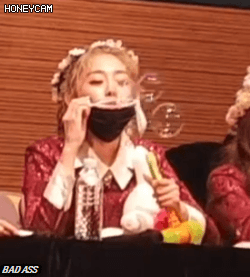 비눗방울 가지고 노는 러블리즈 지수.jpgif | 인스티즈