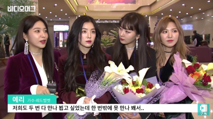 레드벨벳 평양 공연 후 인터뷰 전문 | 인스티즈