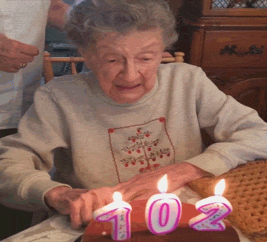 102세 할머니의 생일.gif | 인스티즈
