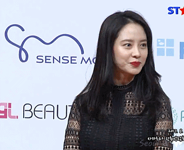 한류박람회 홍보대사로 위촉된 송지효 gif | 인스티즈