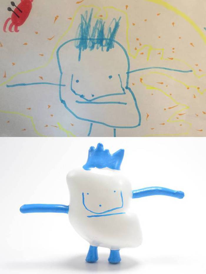 자녀의 그림을 3D 장난감으로 만들어 봄 | 인스티즈