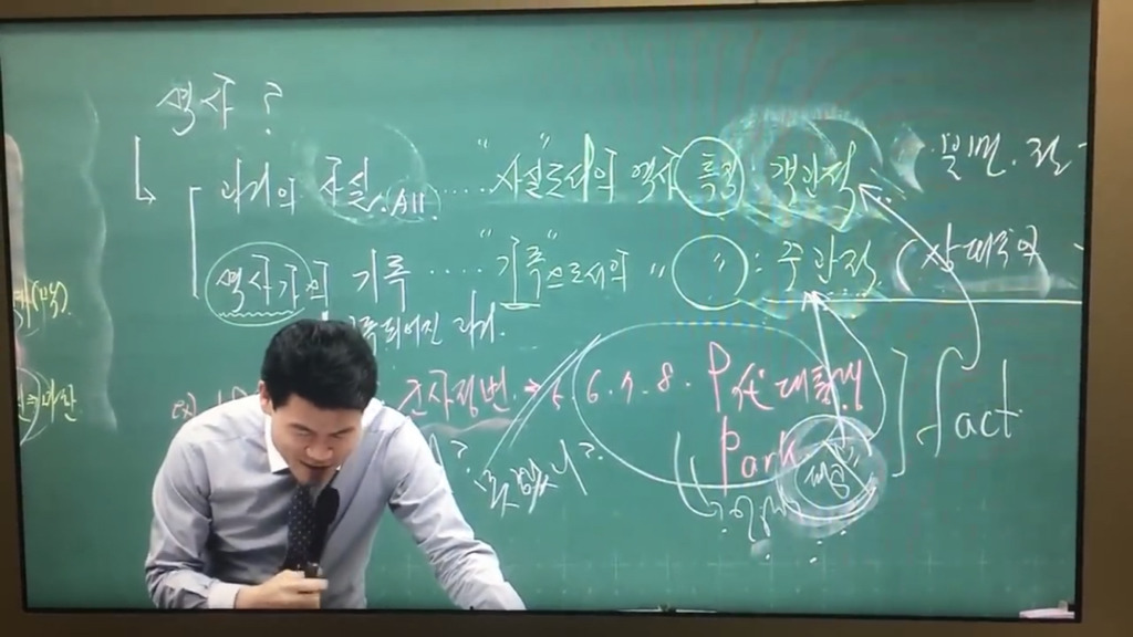 수강생한테 불시에 공격 당하고 고개 숙인 강사 (feat. 전한길 팩트) | 인스티즈
