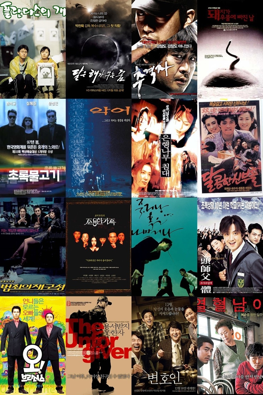 한국 영화감독들의 데뷔작 | 인스티즈