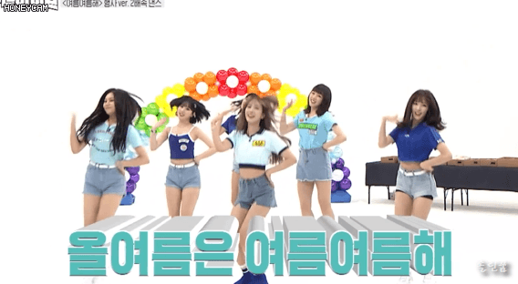 오늘자 주간아이돌 여자친구.gif | 인스티즈